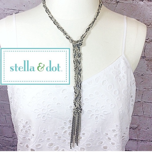 Stella & Dot Adrienne Mixed Metal Lariat - Picture 3 of 8